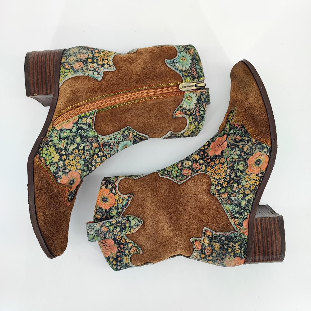 L'Artiste LadyLuck Damasorte  Women's Size 5.5 US Leather Brown Boots 18482-2204 - Picture 5 of 10